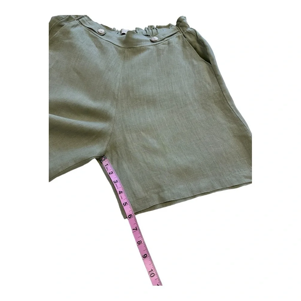 Mus & Bombon Dahana Linen Shorts - Size Small - Picture 10 of 15